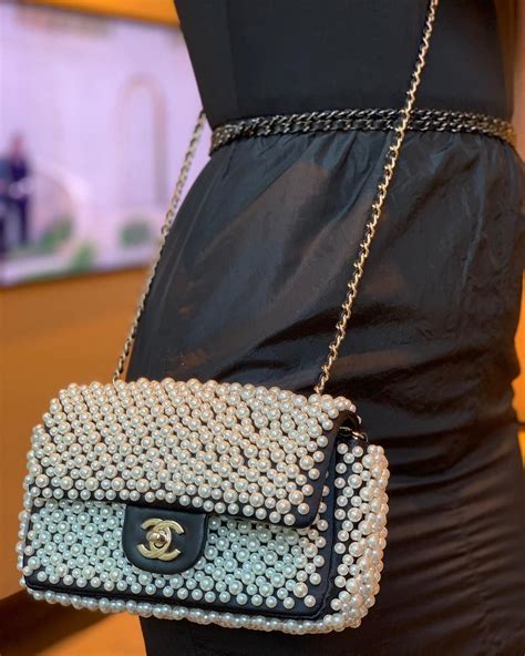 chanel pearl handbag|chanel bag new collection.